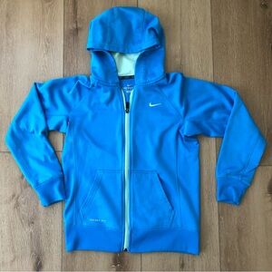 Nike Kids Bright Blue Full-Zip Hoodie